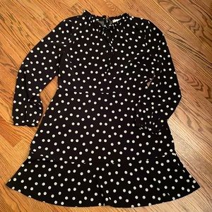 Loft women’s navy printed dress